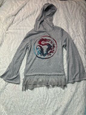 Disney Princess Design Challenge Mulan Dragon Hoodie Size Medium